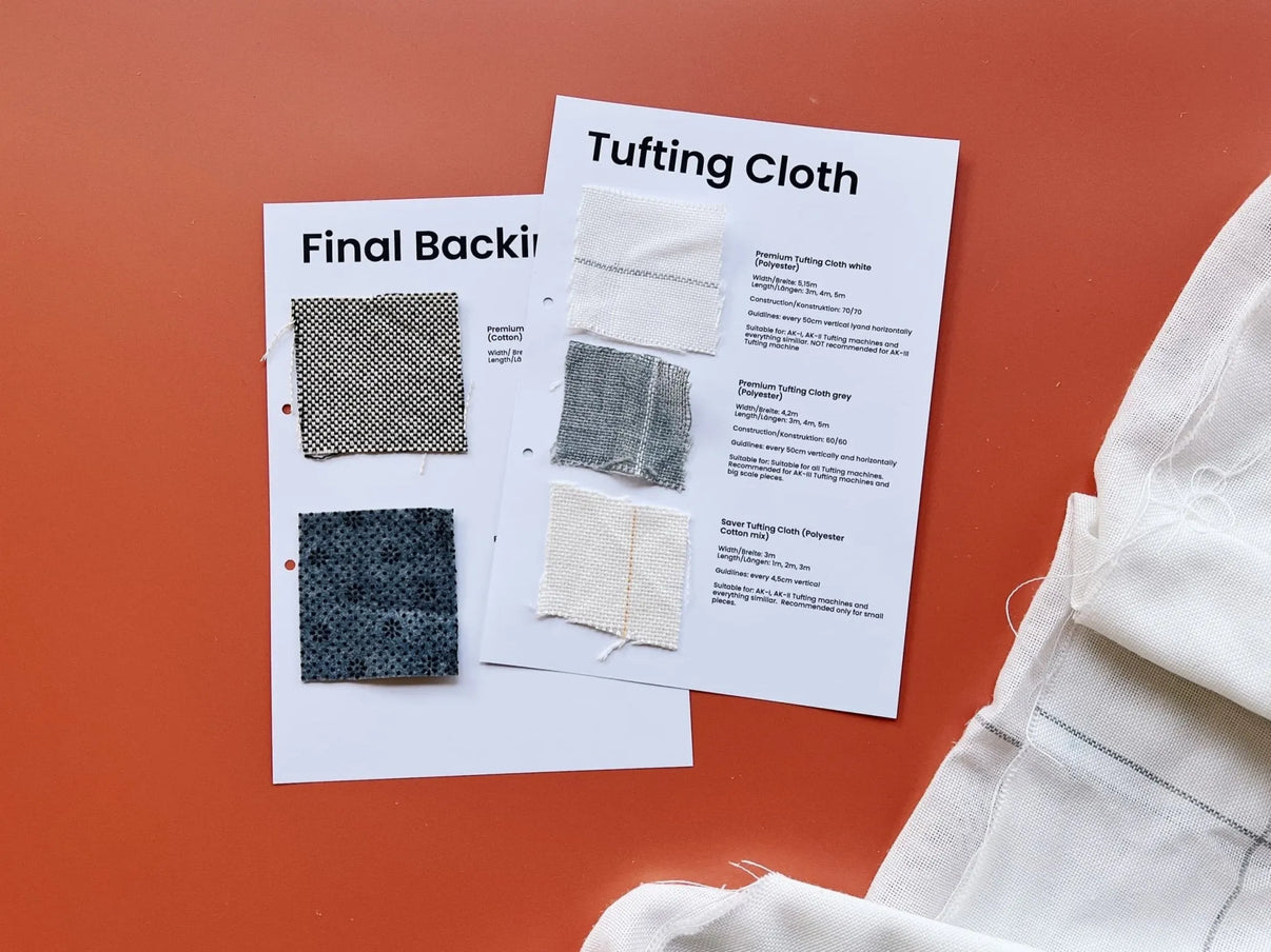 Samplecard Tufting Cloths - - Tuftinglove