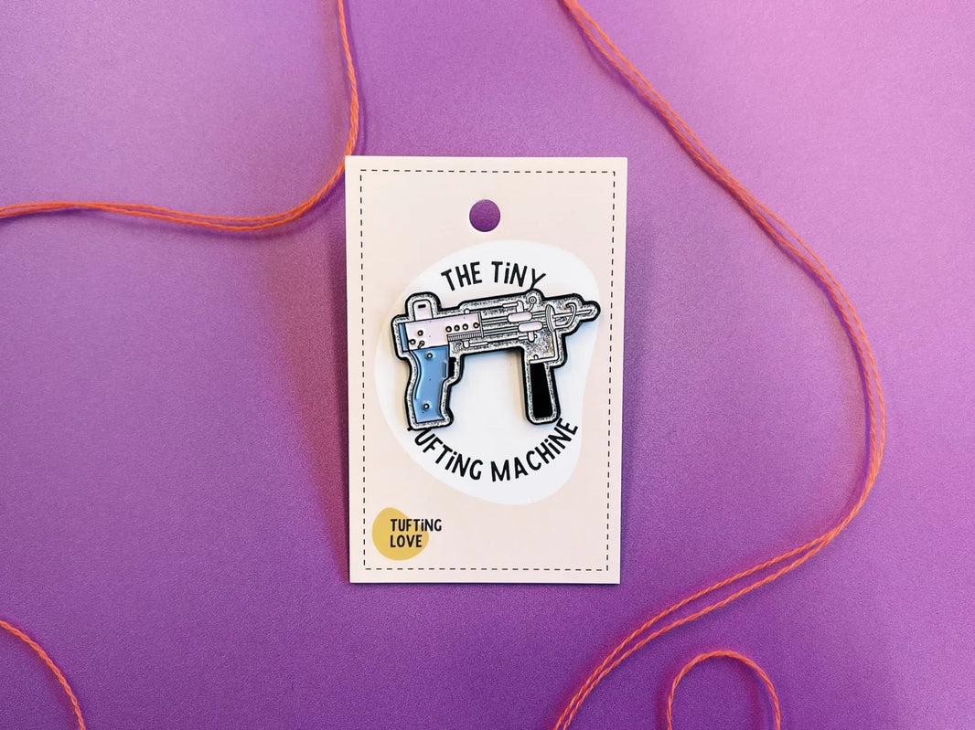 The Tiny Tufting Machine (Pin) - - Tuftinglove
