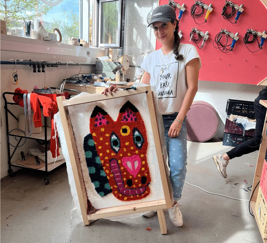 Tuftinworkshops at the Tuftinglove Studio - 7. January - Sunday - Tuftinglove