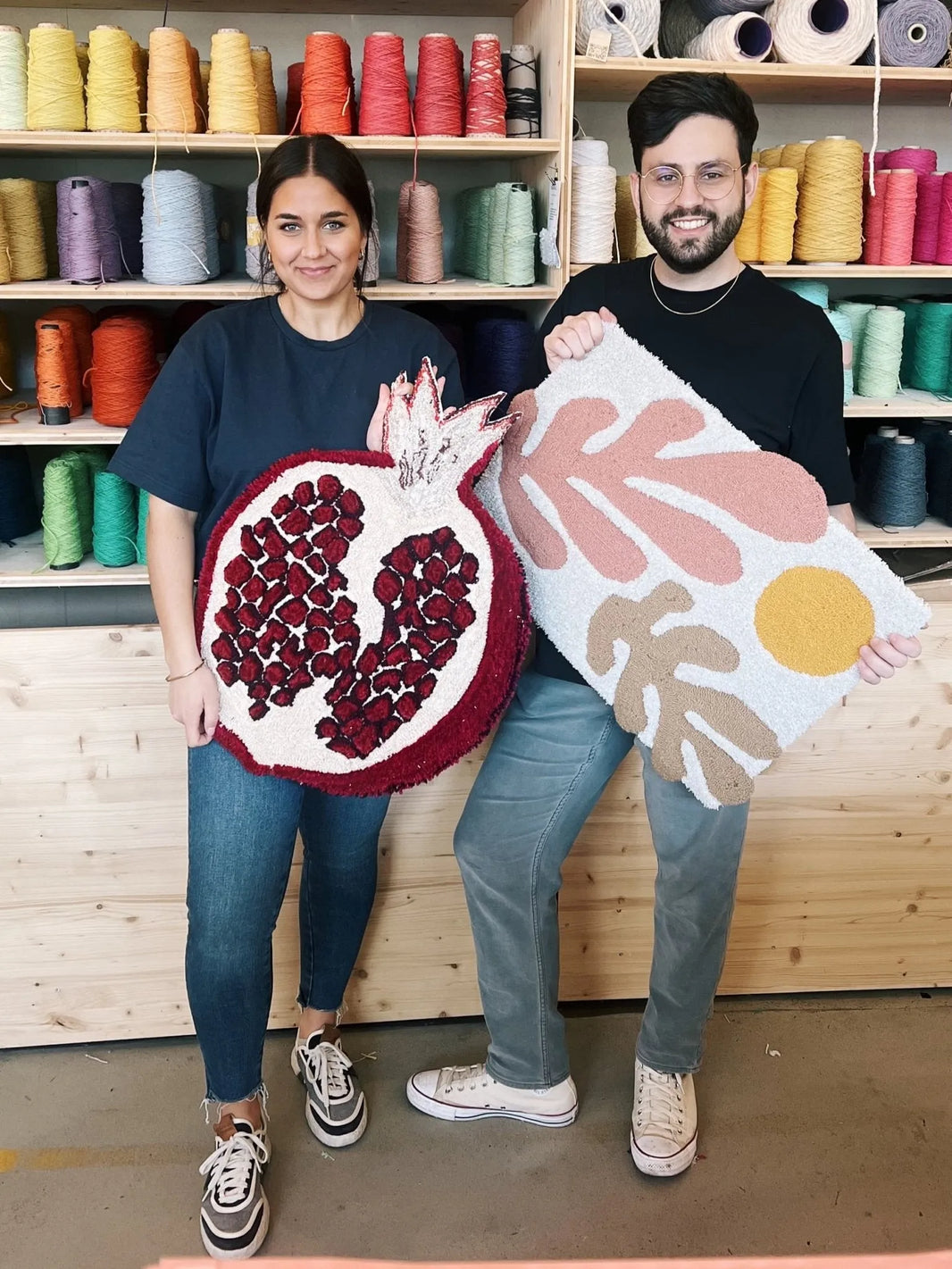 Tuftinworkshops at the Tuftinglove Studio - 7. January - Sunday - Tuftinglove